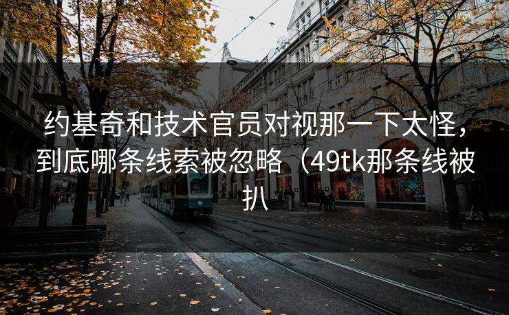 约基奇和技术官员对视那一下太怪，到底哪条线索被忽略（49tk那条线被扒
